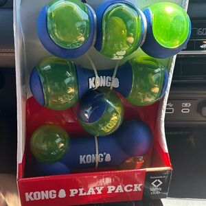 KONG Play Pack Toy - Blue and Green